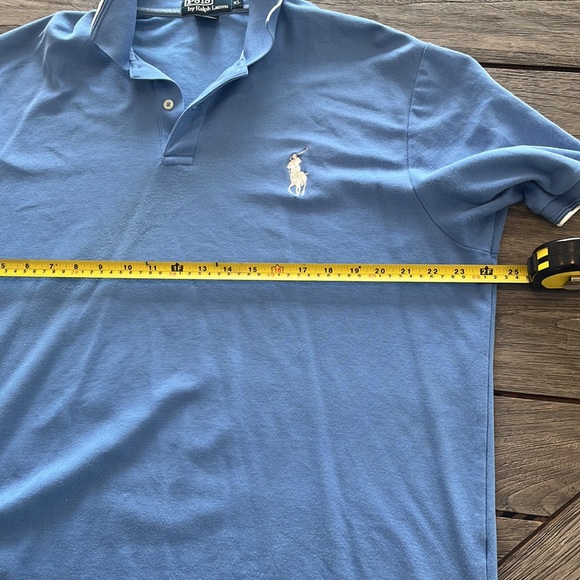 POLO BY RALPH LAUREN YES THIS IS ACTUALLY VINTAGE AND YOU’D NEVER KNOW BLUE POLO - Picture 4 of 10